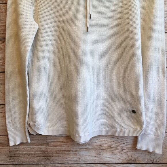 LAUREN JEANS CO WAFFLE KNIT TOP IN CREAM‎ - Picture 3 of 6